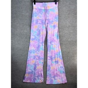 LoveShackFancy x‎ Beach Riot Flare Lounge Pants Pastel Tie Dye Size XS Elastic